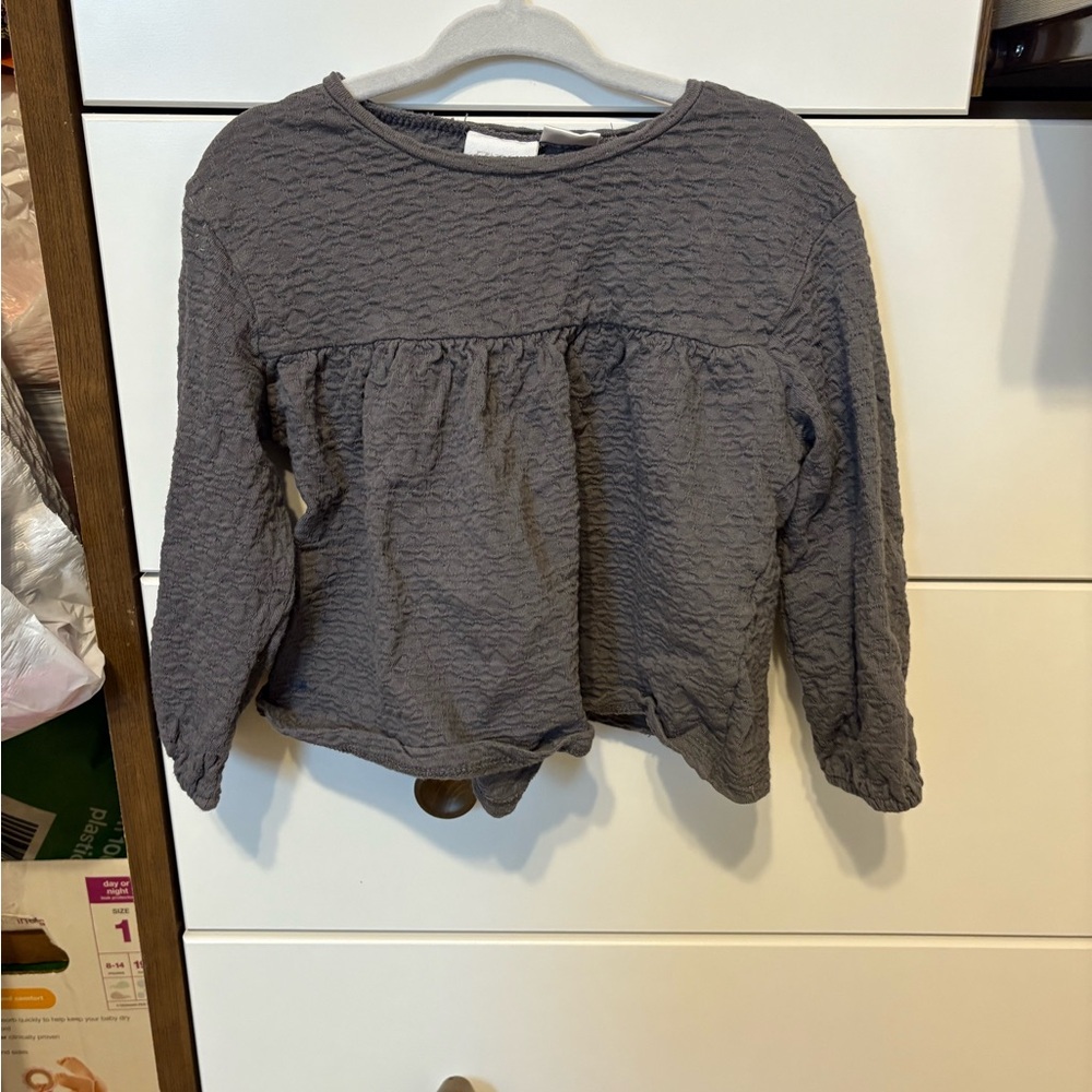 Baby Textured Long Sleeve Top - 18-24mos